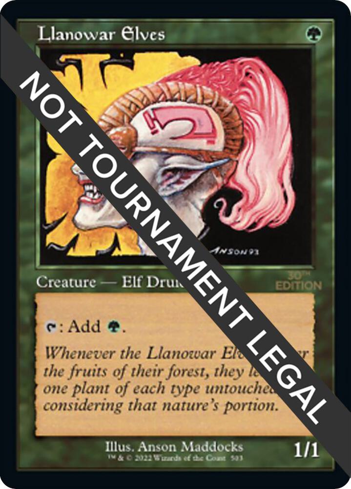 Llanowar Elves (Retro Frame) (503) [30th Anniversary Edition]