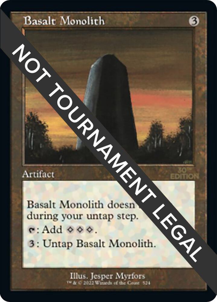 Basalt Monolith (Retro Frame) (524) [30th Anniversary Edition]