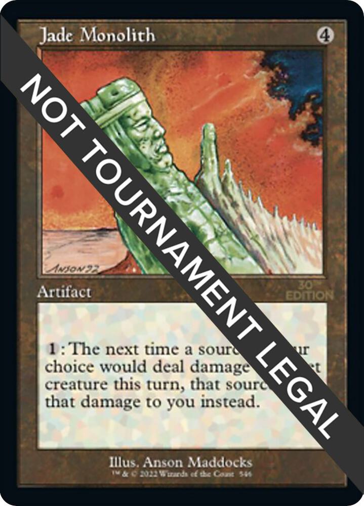 Jade Monolith (Retro Frame) (546) [30th Anniversary Edition]