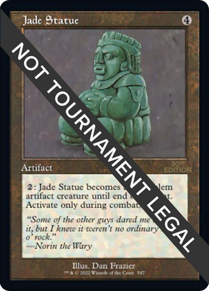 Jade Statue (Retro Frame) (547) [30th Anniversary Edition]