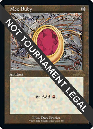 Mox Ruby (Retro Frame) (558) [30th Anniversary Edition]