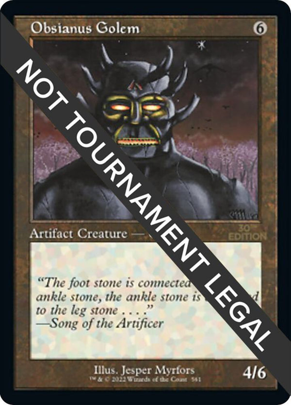 Obsianus Golem (Retro Frame) (561) [30th Anniversary Edition]