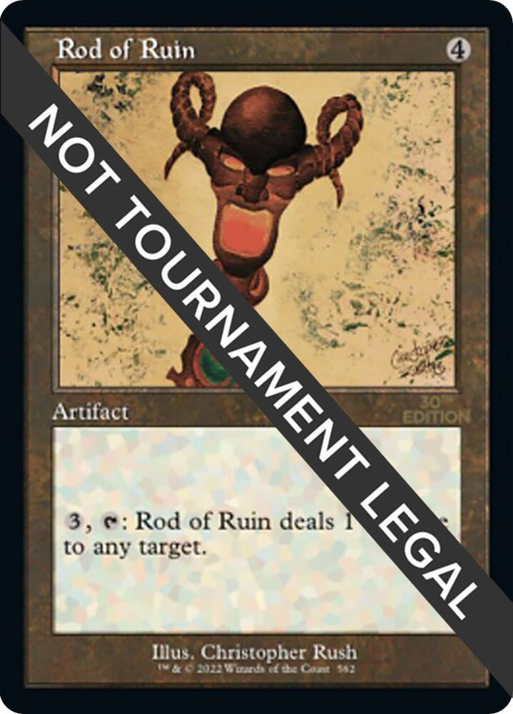 Rod of Ruin (Retro Frame) (562) [30th Anniversary Edition]