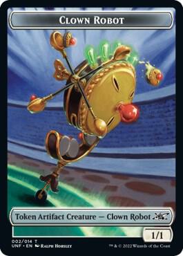 Clown Robot (002) // Storm Crow Double-sided Token [Unfinity]