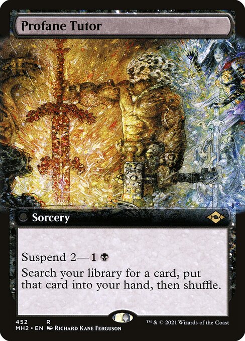 Profane Tutor (452) [Modern Horizons 2] [Extended Art]