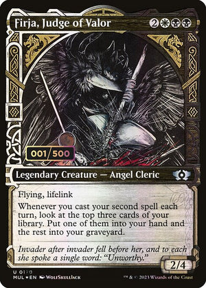Firja, Judge of Valor (170z) [Multiverse Legends] [Showcase]