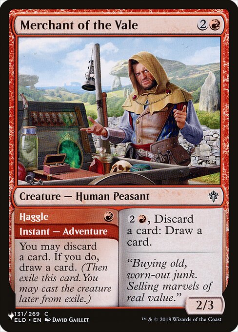 Merchant of the Vale // Haggle (ELD-131) [The List]