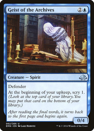 Geist of the Archives (62) [Eldritch Moon]