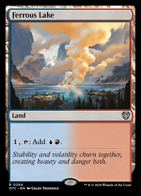 Ferrous Lake (294) [Outlaws of Thunder Junction Commander]