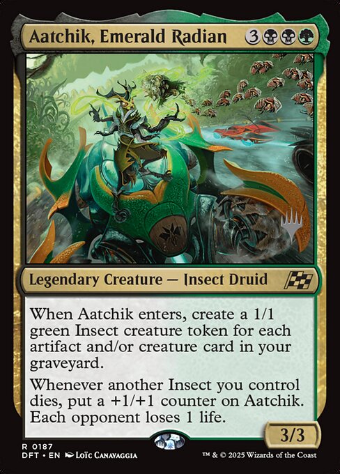 Aatchik, Emerald Radian (187p) [Aetherdrift Promos]