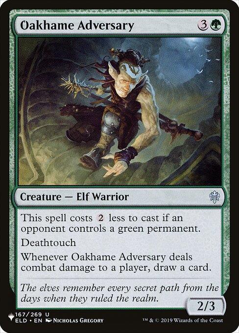 Oakhame Adversary (ELD-167) [The List]