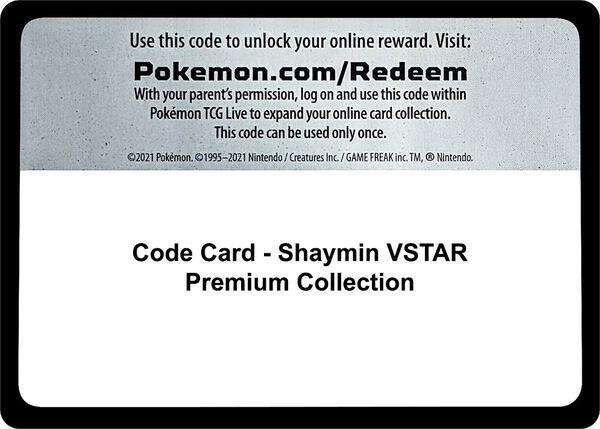 Code Card - Shaymin VSTAR Premium Collection [Miscellaneous Cards and Products]