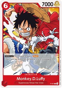 Monkey.D.Luffy (Super Pre-Release) [Participant] (P-001) [One Piece Promotion Cards]