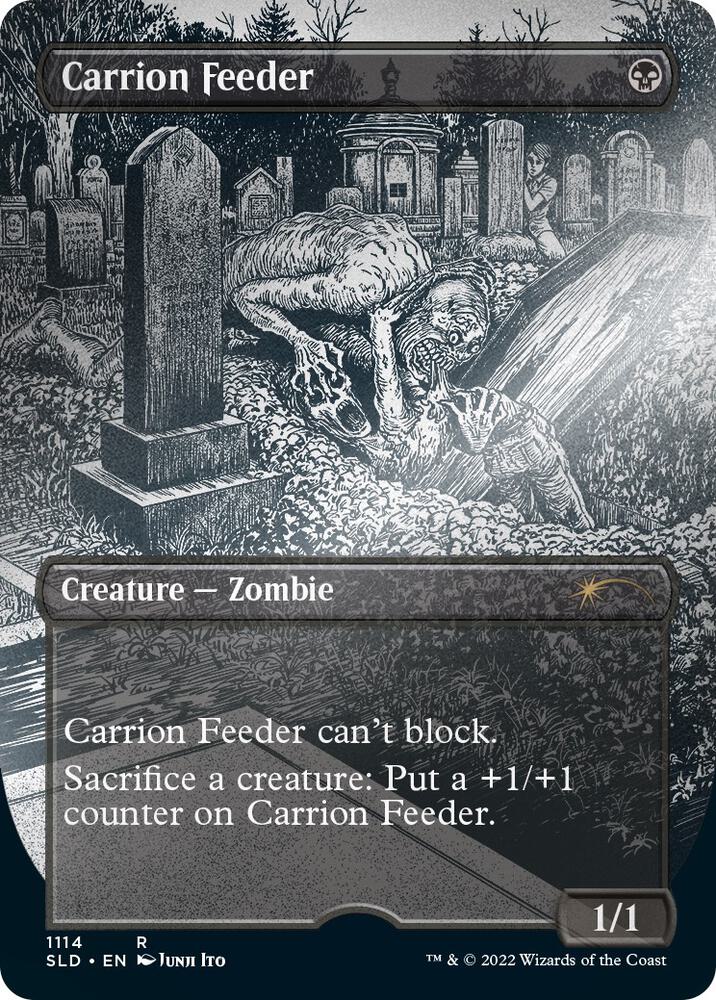 Carrion Feeder (Borderless) (Foil Etched) (1114) [Secret Lair Drop]