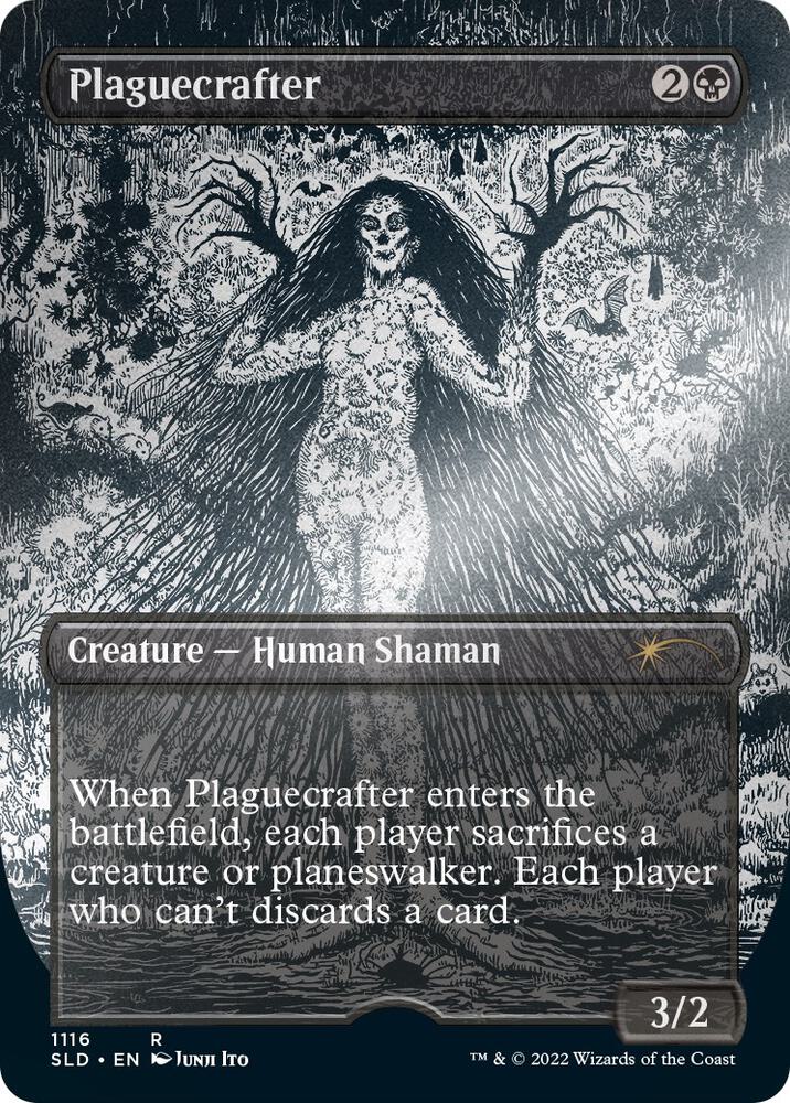 Plaguecrafter (Borderless) (Foil Etched) (1116) [Secret Lair Drop]