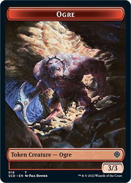 Ogre // Zombie Double-Sided Token (18 // 13) [Starter Commander Decks]