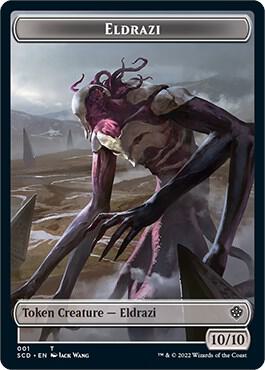 Eldrazi // Soldier Double-Sided Token (1 // 8) [Starter Commander Decks]