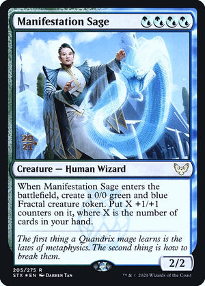Manifestation Sage (205s) [Strixhaven: School of Mages Promos]