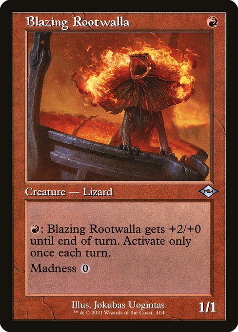 Blazing Rootwalla (404) [Modern Horizons 2]