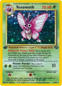 Venomoth (13) (13/64) [Jungle (Unlimited)]