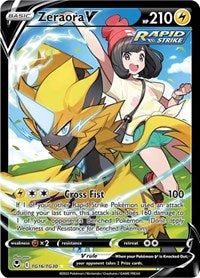 Zeraora V (TG16/TG30) [SWSH12 Silver Tempest Trainer Gallery]