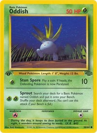 Oddish (58/64) [Jungle (Unlimited)]