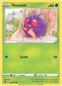 Venonat (001/195) [SWSH12 Silver Tempest]