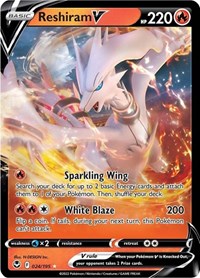Reshiram V (024/195) [SWSH12 Silver Tempest]