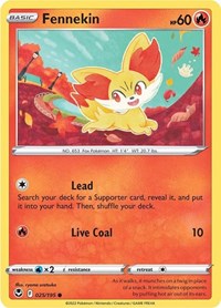 Fennekin (025/195) [SWSH12 Silver Tempest]