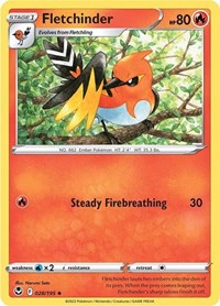 Fletchinder (028/195) [SWSH12 Silver Tempest]