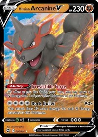 Hisuian Arcanine V (090/195) [SWSH12 Silver Tempest]