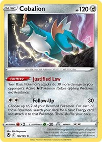 Cobalion (126/195) [SWSH12 Silver Tempest]