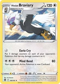 Hisuian Braviary (149/195) [SWSH12 Silver Tempest]
