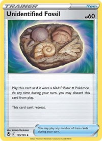 Unidentified Fossil (165/195) [SWSH12 Silver Tempest]