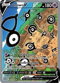Unown V (Alternate Full Art) (177/195) [SWSH12 Silver Tempest]