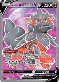 Hisuian Arcanine V (Full Art) (179/195) [SWSH12 Silver Tempest]