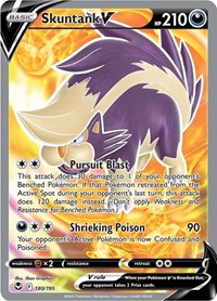 Skuntank V (Full Art) (180/195) [SWSH12 Silver Tempest]