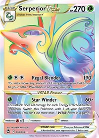 Serperior VSTAR (Secret) (196/195) [SWSH12 Silver Tempest]