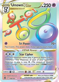Unown VSTAR (Secret) (199/195) [SWSH12 Silver Tempest]
