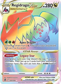 Regidrago VSTAR (Secret) (201/195) [SWSH12 Silver Tempest]
