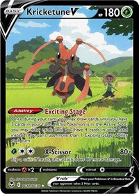 Kricketune V (TG12/TG30) [SWSH12 Silver Tempest Trainer Gallery]