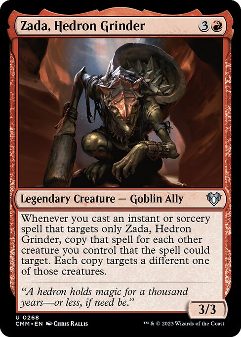 Zada, Hedron Grinder (268) [Commander Masters]