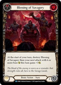 Blessing of Savagery (Red) (DYN013) [Dynasty]
