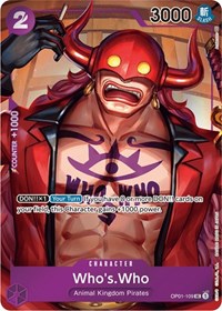Who's.Who (Box Topper) (OP01-109) [Romance Dawn]