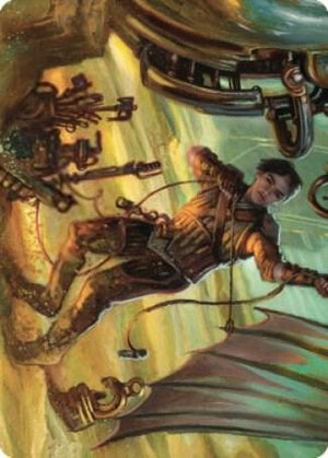Mishra, Excavation Prodigy Art Card (36) [The Brothers' War Art Series]