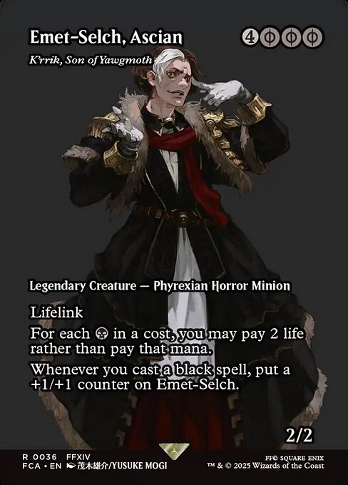 K'rrik, Son of Yawgmoth (36) [Final Fantasy: Through the Ages]