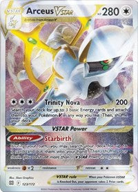 Arceus VSTAR - 123/172 (Metal Card) (123/172) [Miscellaneous Cards and Products]