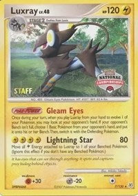 Luxray - 7/130 (National Championships) [Staff] (007/130) [League and Championship Cards]