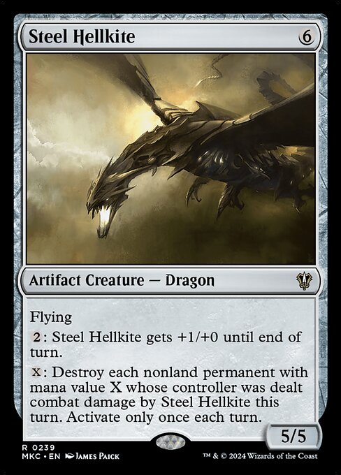 Steel Hellkite (239) [Murders at Karlov Manor Commander]