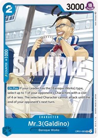 Mr.3 (Galdino) (OP01-085) [Romance Dawn]